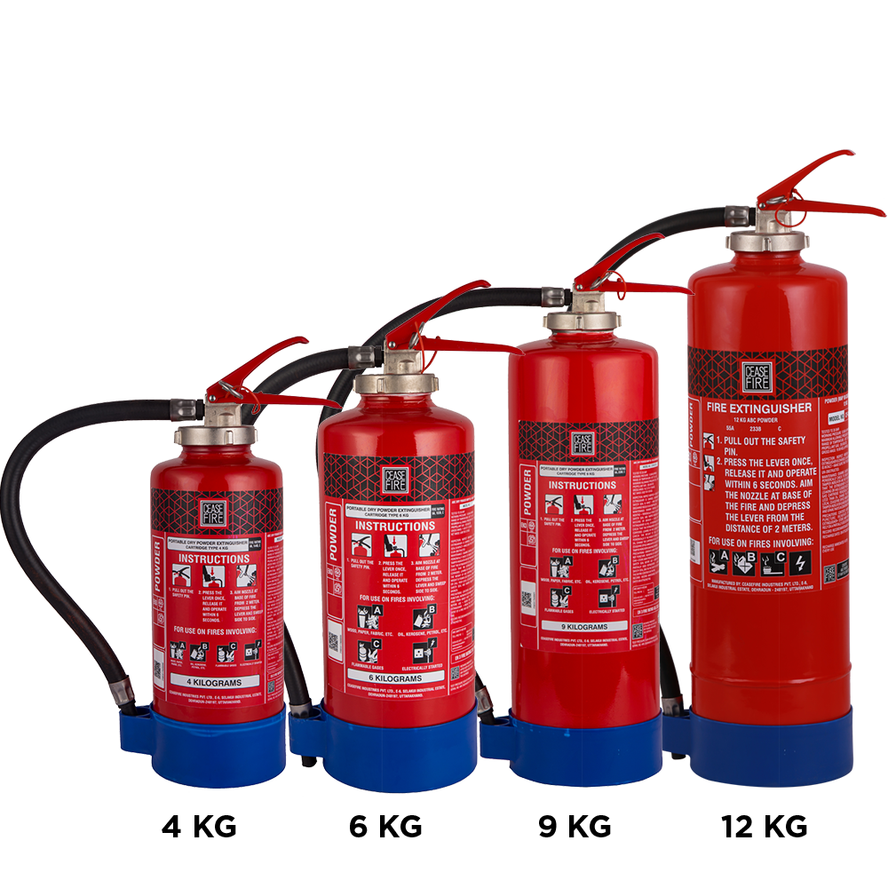 Fire Safety equipment, Fire Extinguisher , ABC, DCP, CO2 type fire extinguisher image