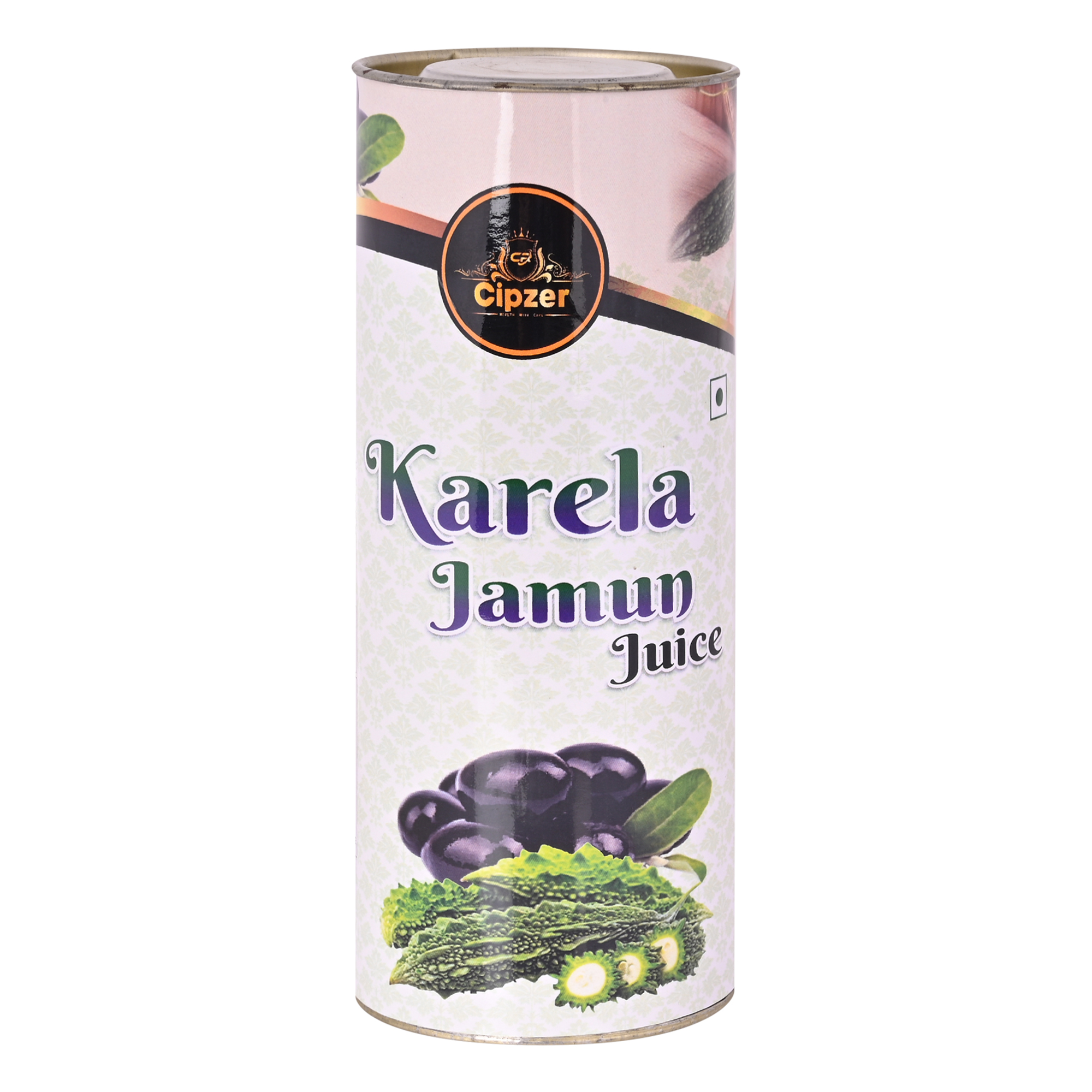 Cipzer Karela Jamun juice | Organically made karela and jamun juice for healthy body and metabolism(Pack of 1)-500ml image