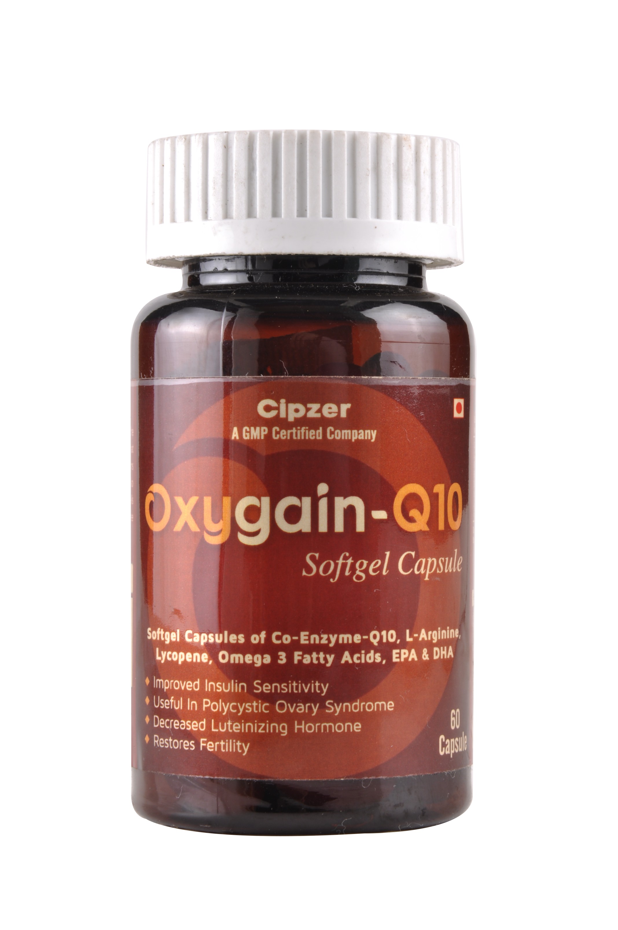 Cipzer Oxygain Q 10 Softgel Capsule|Helpful in treating heart failure(Pack of 1)-60 Capsules image