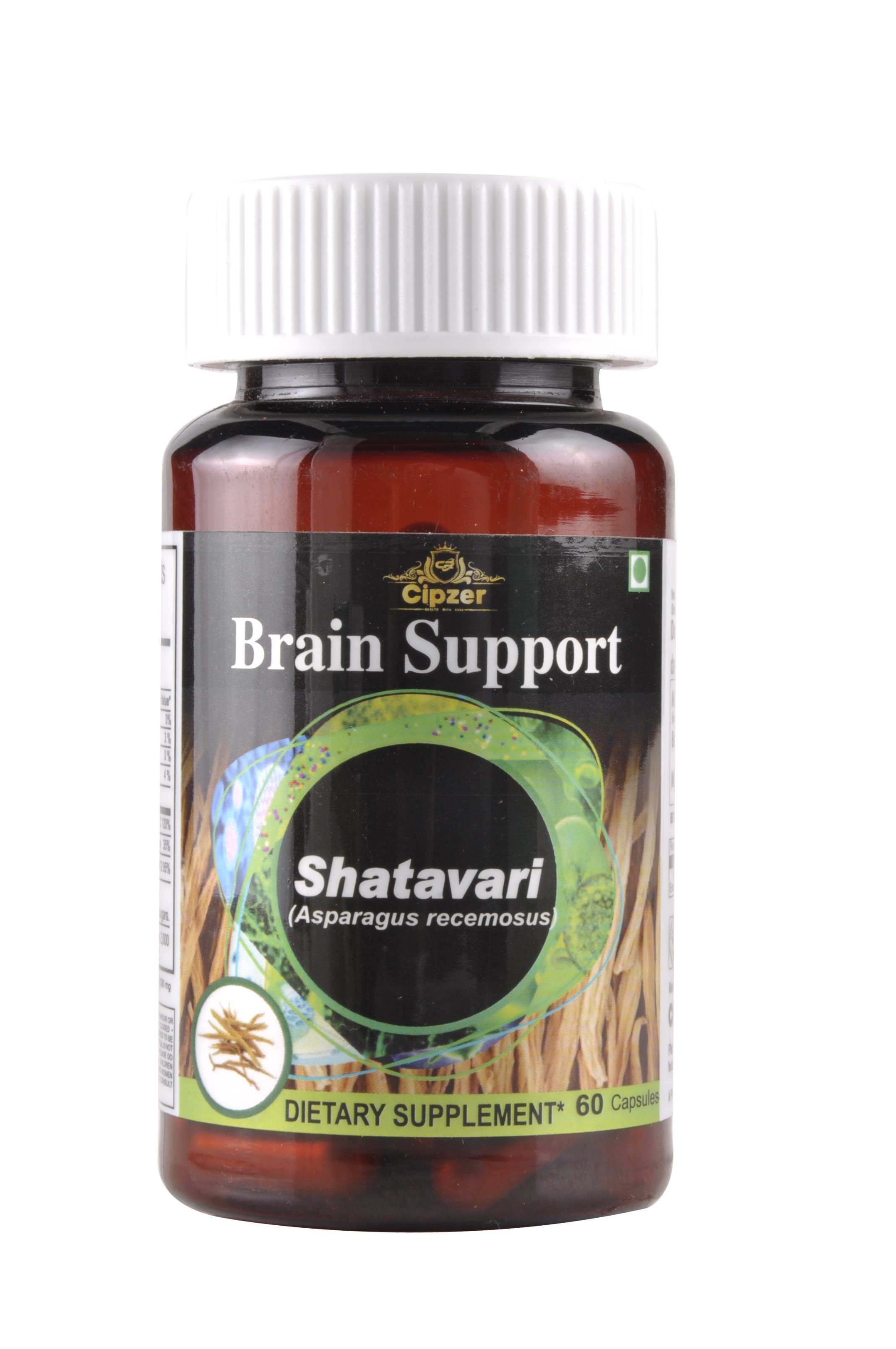 Cipzer Shatavari Capule | Shatavari has the ability to help support fertility and vitality in women(Pack of 1)-60 Capsules image