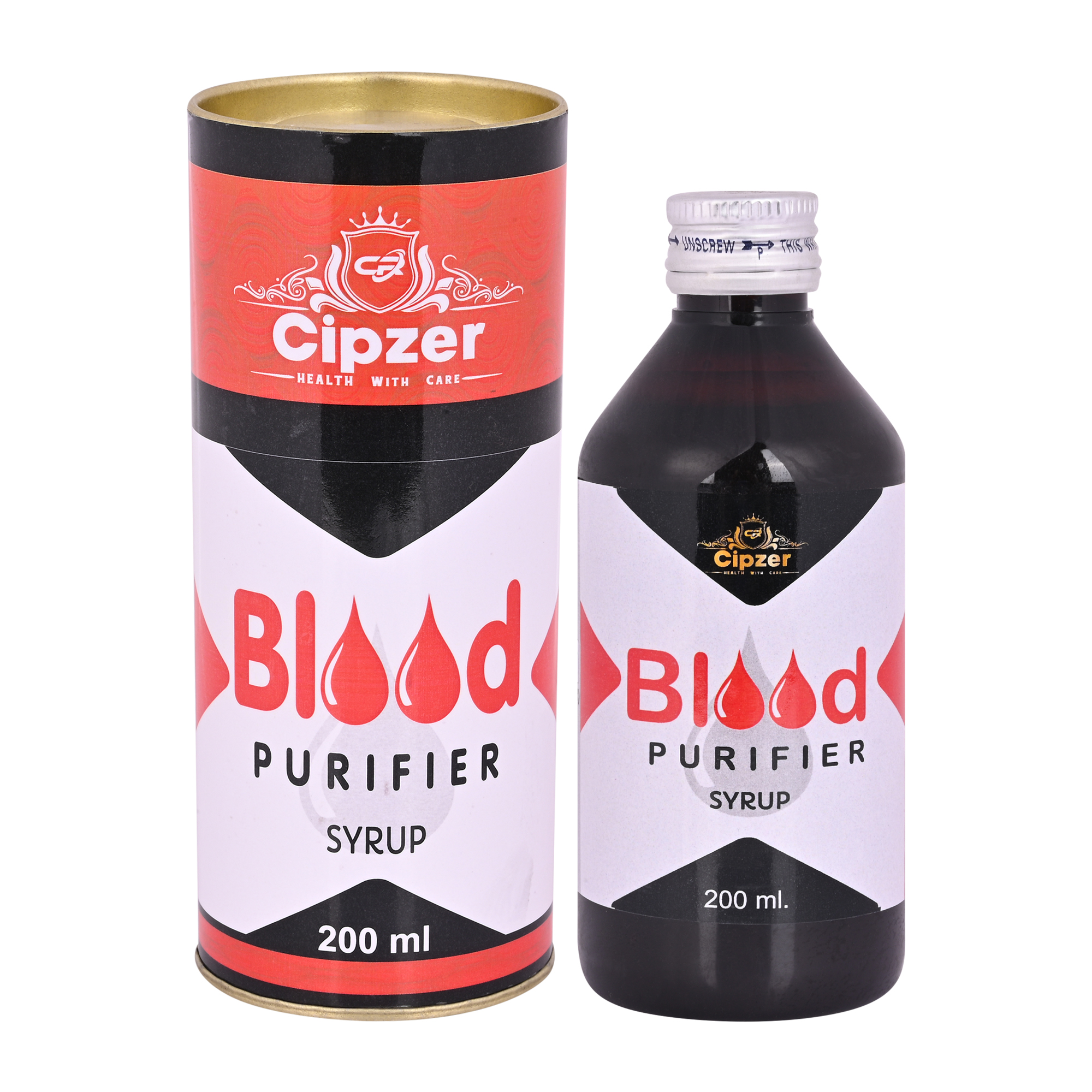 Cipzer Blood Purifier syrup|Gives liver, thyroid the support to eliminates the toxins(Pack of 1)-200ml image