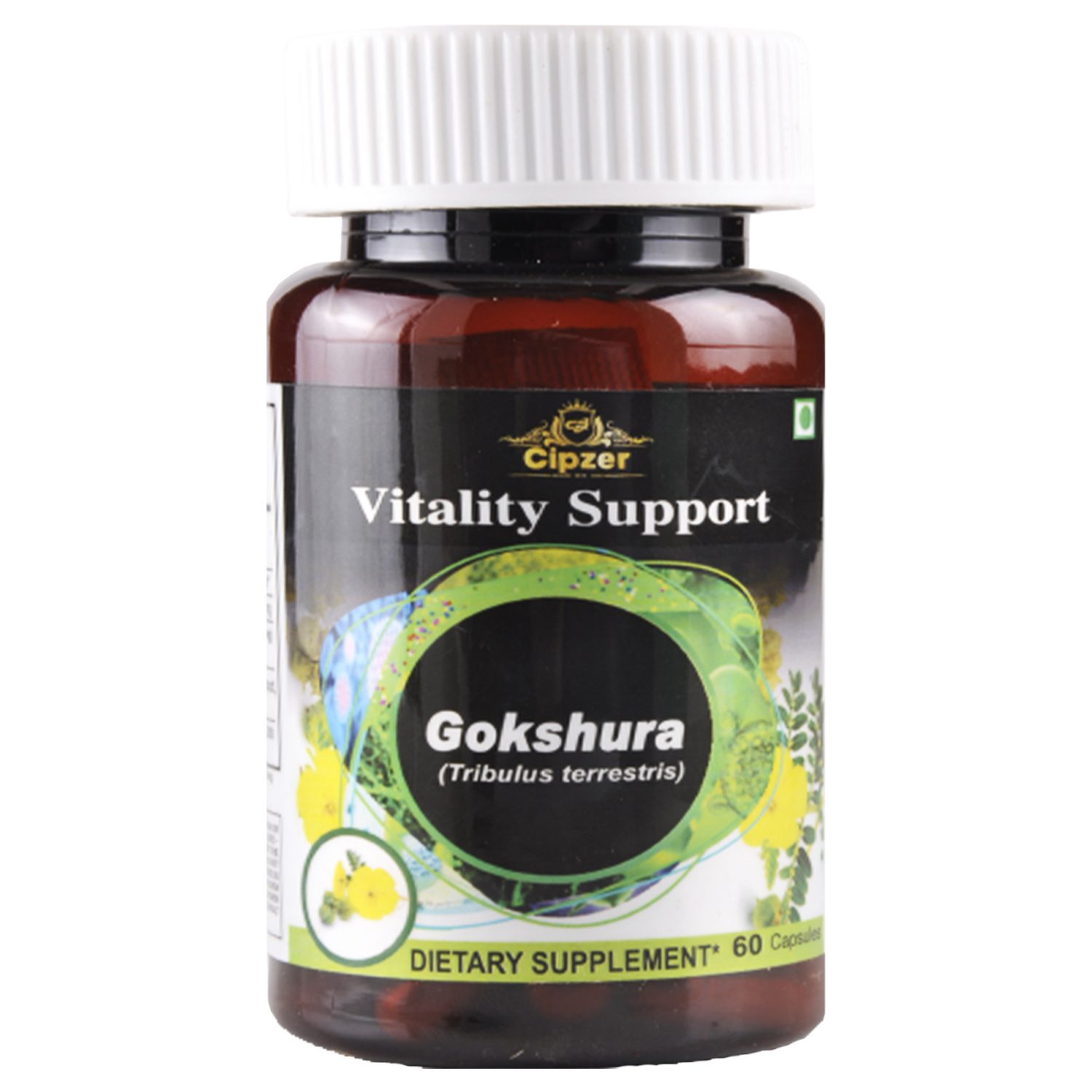 Cipzer Gokshura Capsule |  May strengthen the penile tissue & augment semen count and libido-60 Capsules image