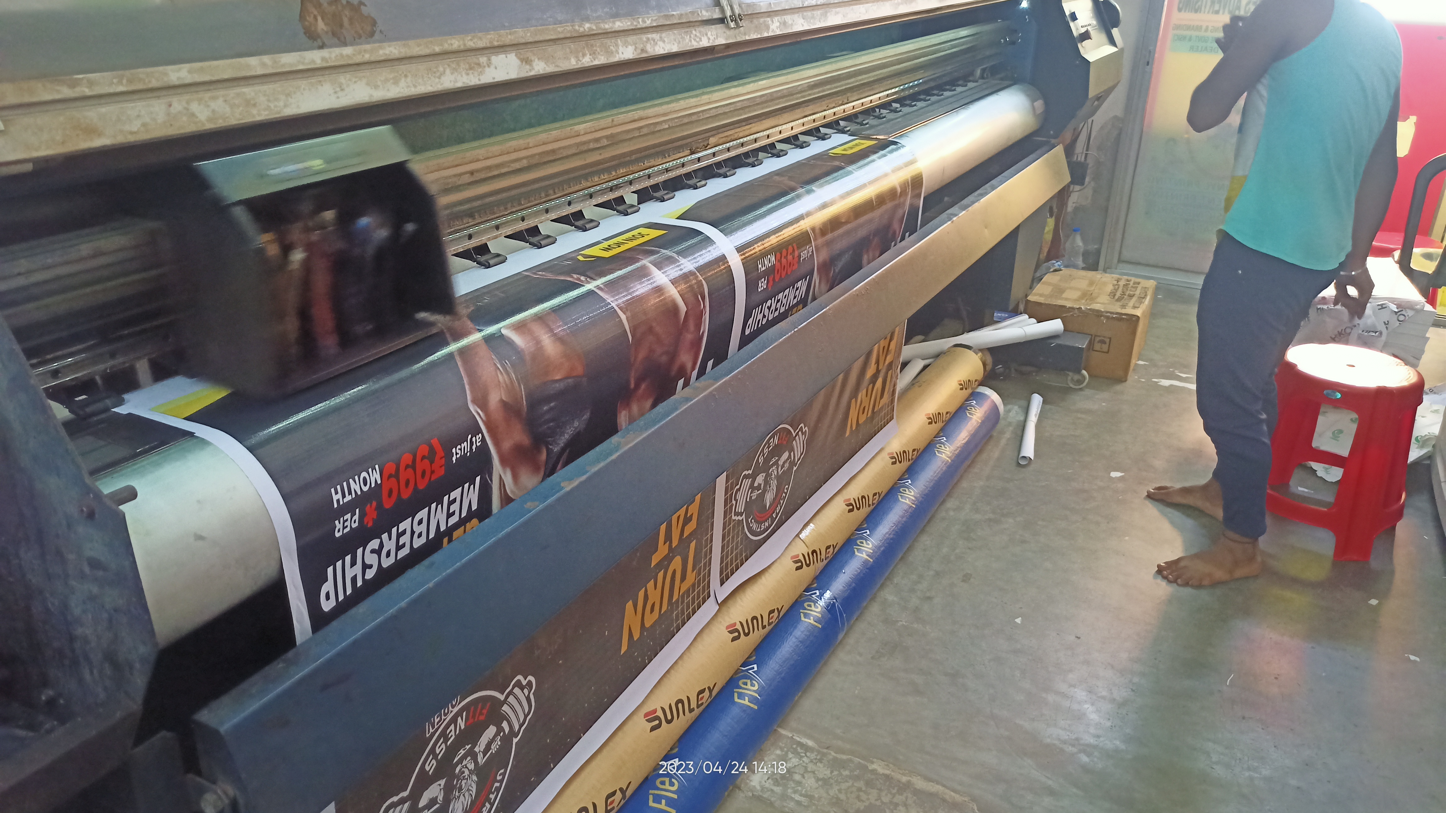 Flex printing  image