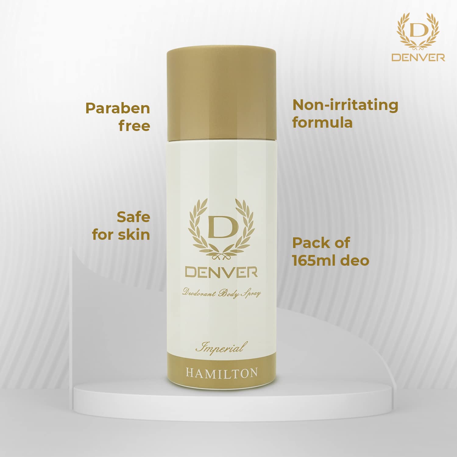 Denver Imperial Nano Body Spray - Pack of 3 Each 50 ml, FREE Gift image