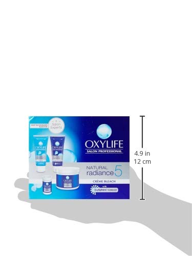 Oxylife Salon Professional Natural Radiance 5 Crème Bleach - 310g , Pack Of 1, Professional Eco Size Specially For Beauty Parlours & Salon, FREE Gift image