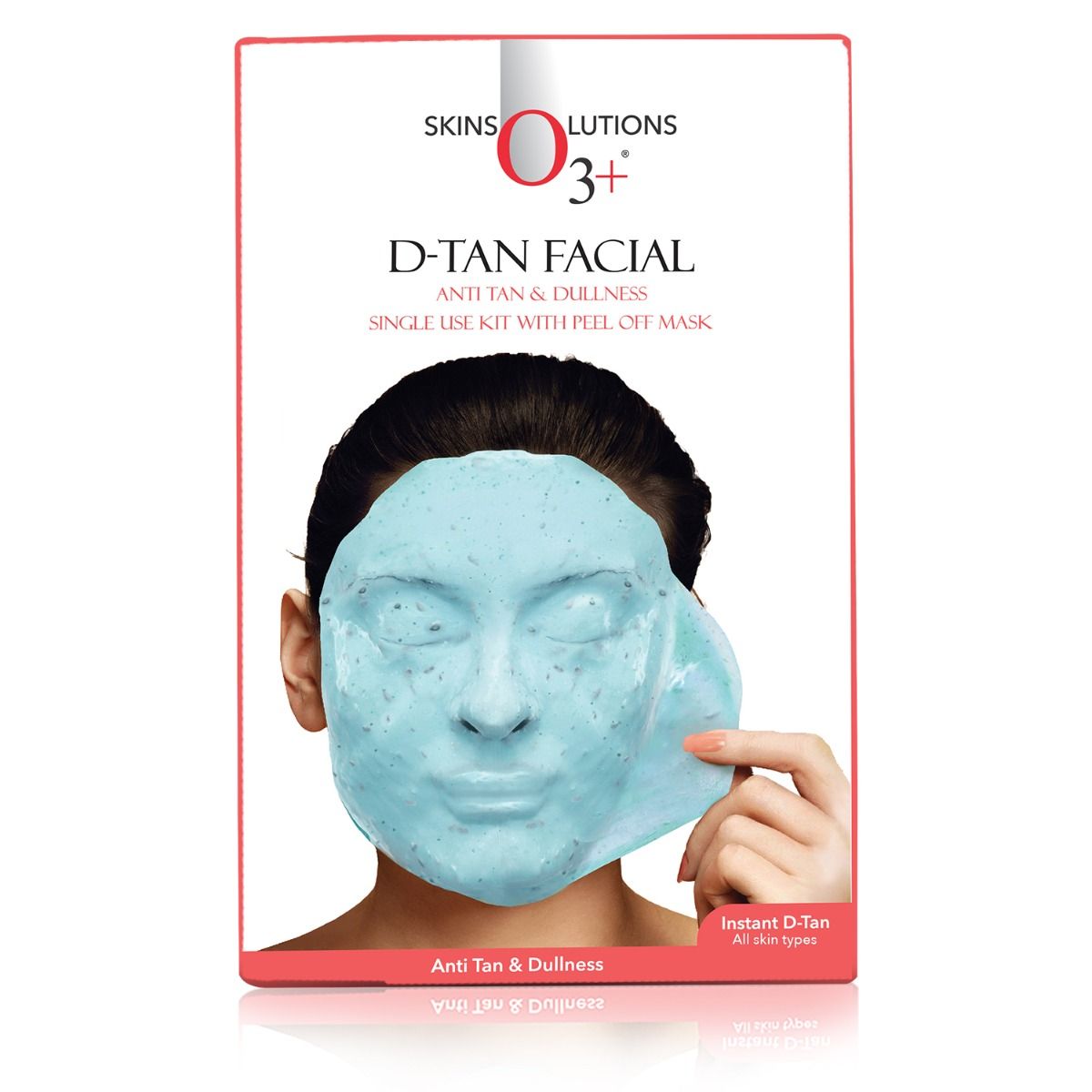 O3+ D-Tan Facial kit with Peel off Mask, FREE Gift image
