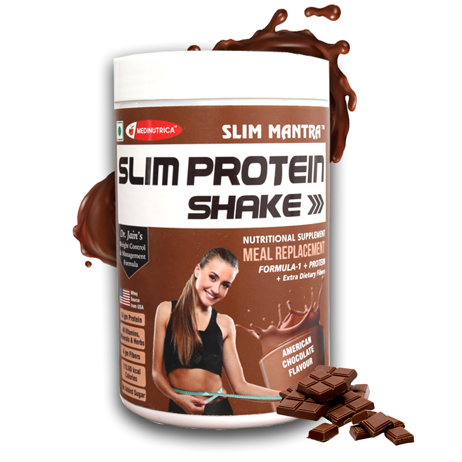 Slim Mantra Ayurvedic Weight Loss Protein Shake image