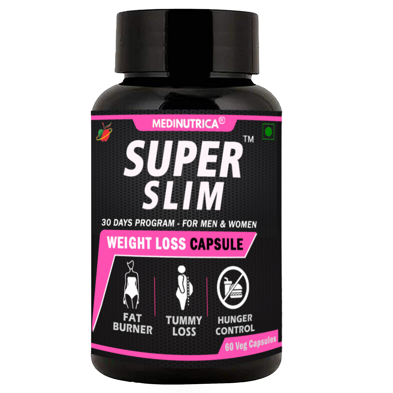 Super Slim 60 Veg Capsules Best Herbal Products for Weight Loss  image