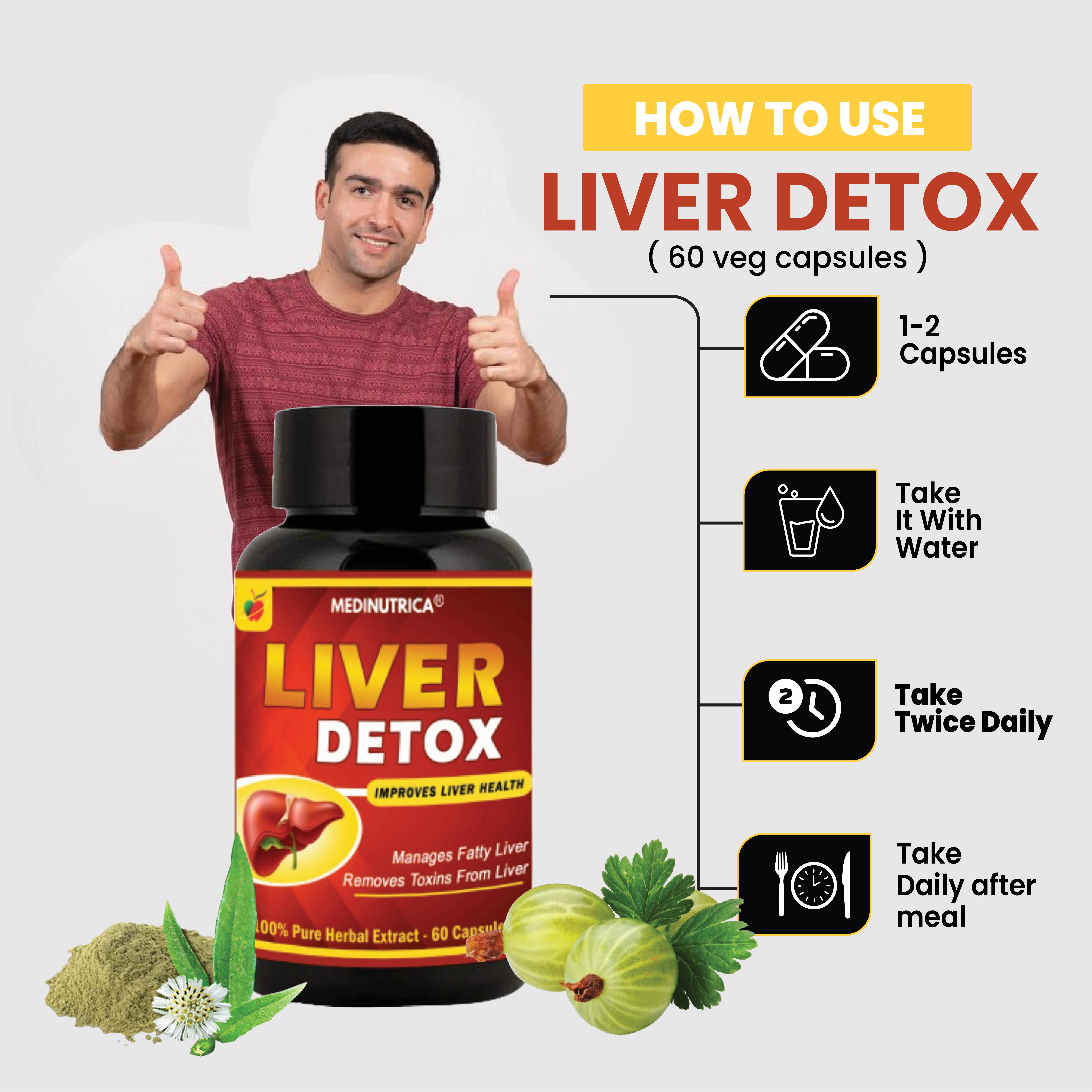 Liver Detox 60 Veg Capsules image