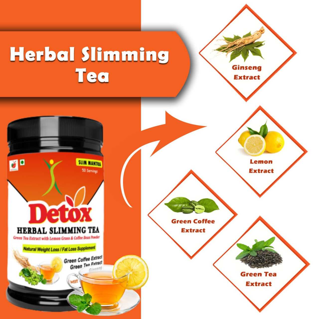 Detox Herbal Slimming Tea image