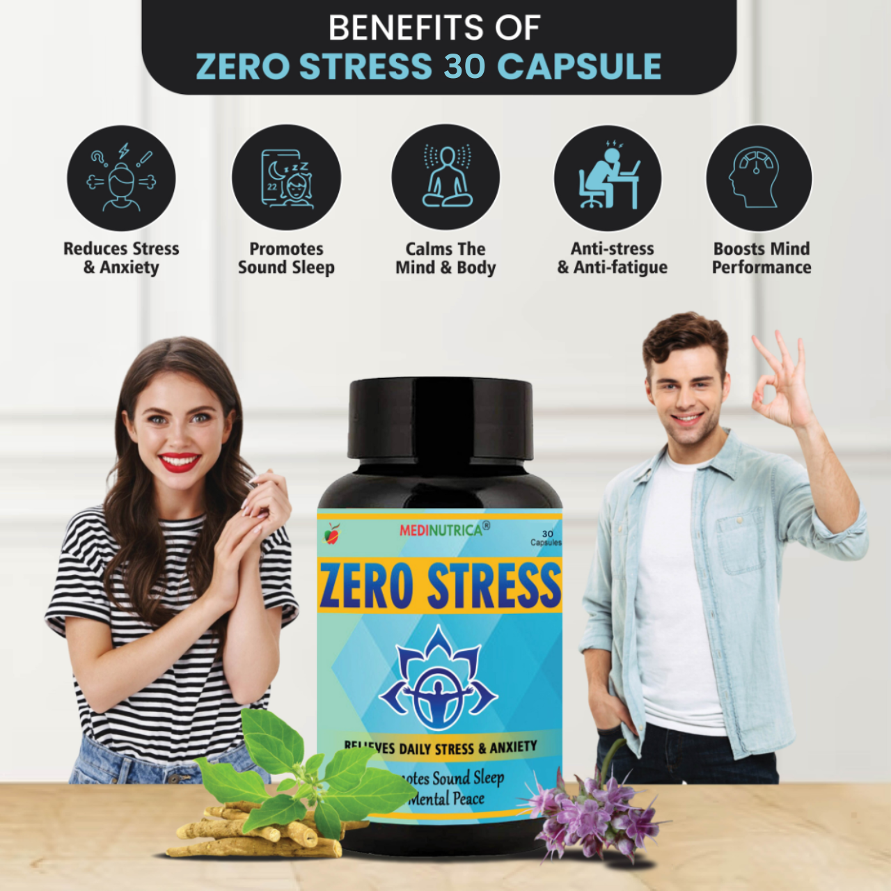 Zero Stress 30 Capsules & Tablets image