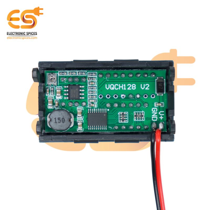 Digital Battery Voltmeter Indicator with Dual USB 12V To 5V Step-down image