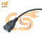 25CM USB 90 Degree Cable Type A Male to Female High Speed Connection image