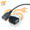 25CM USB 90 Degree Cable Type A Male to Female High Speed Connection image