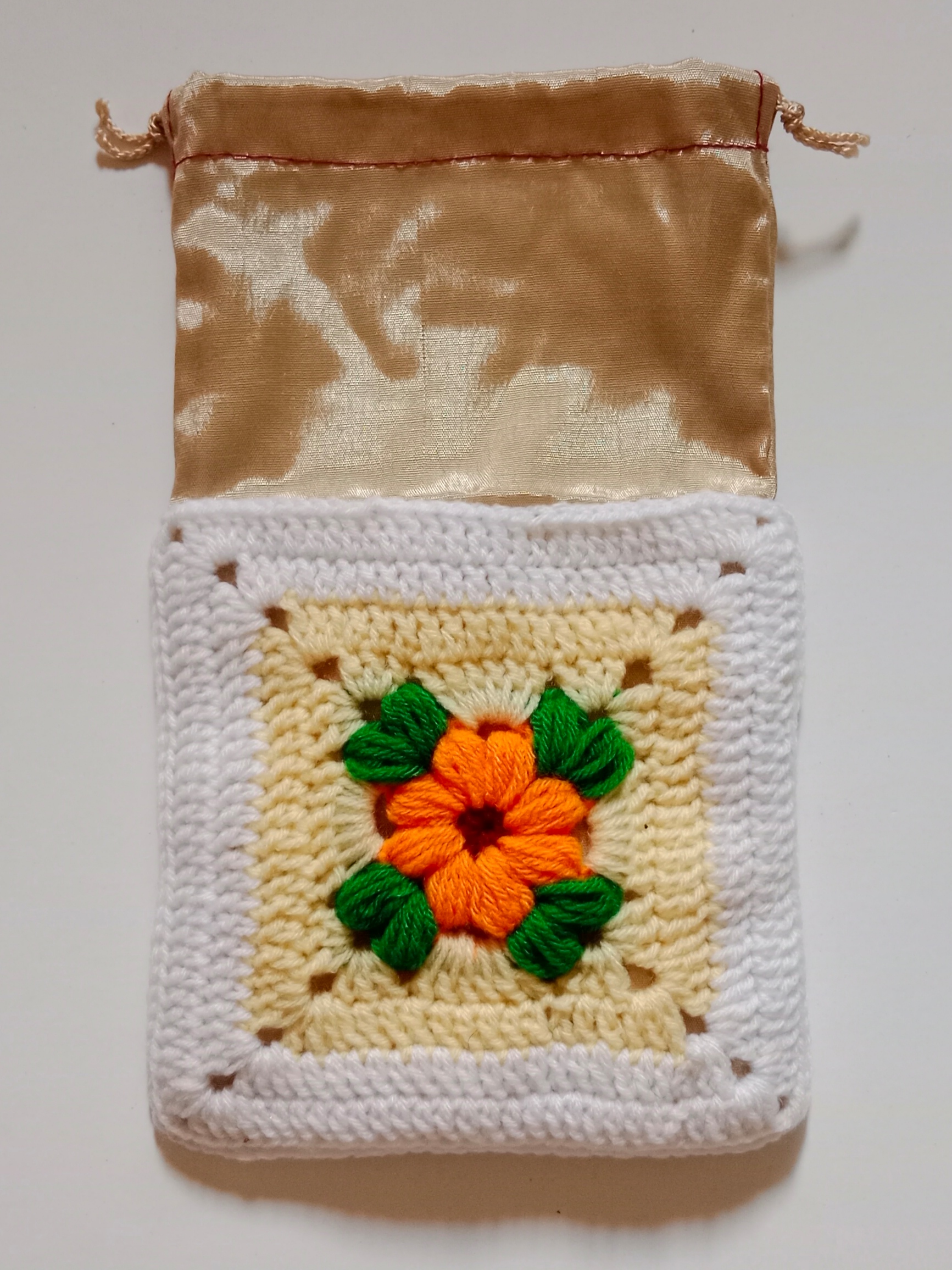 Crochet Woollen Potli Pouch image