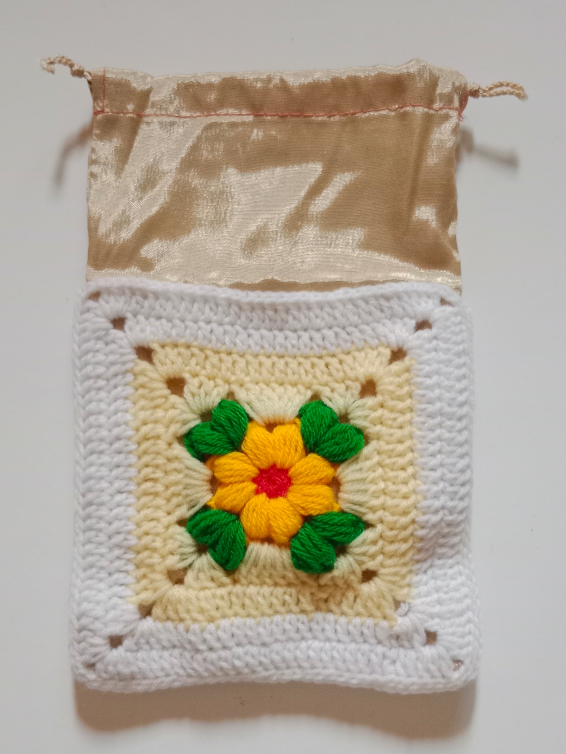 Crochet Woollen Potli Pouch image