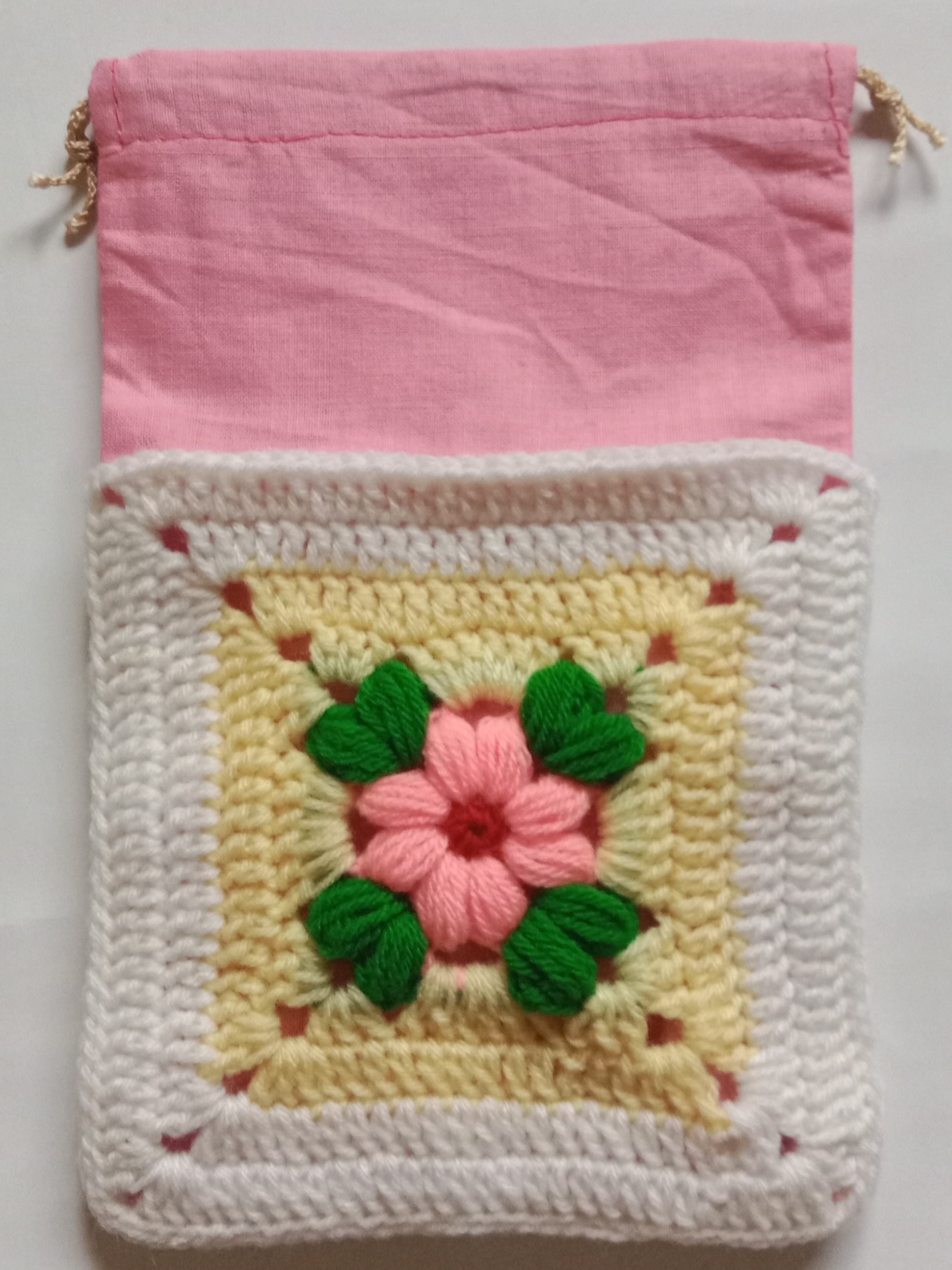 Crochet Woollen Potli Pouch image