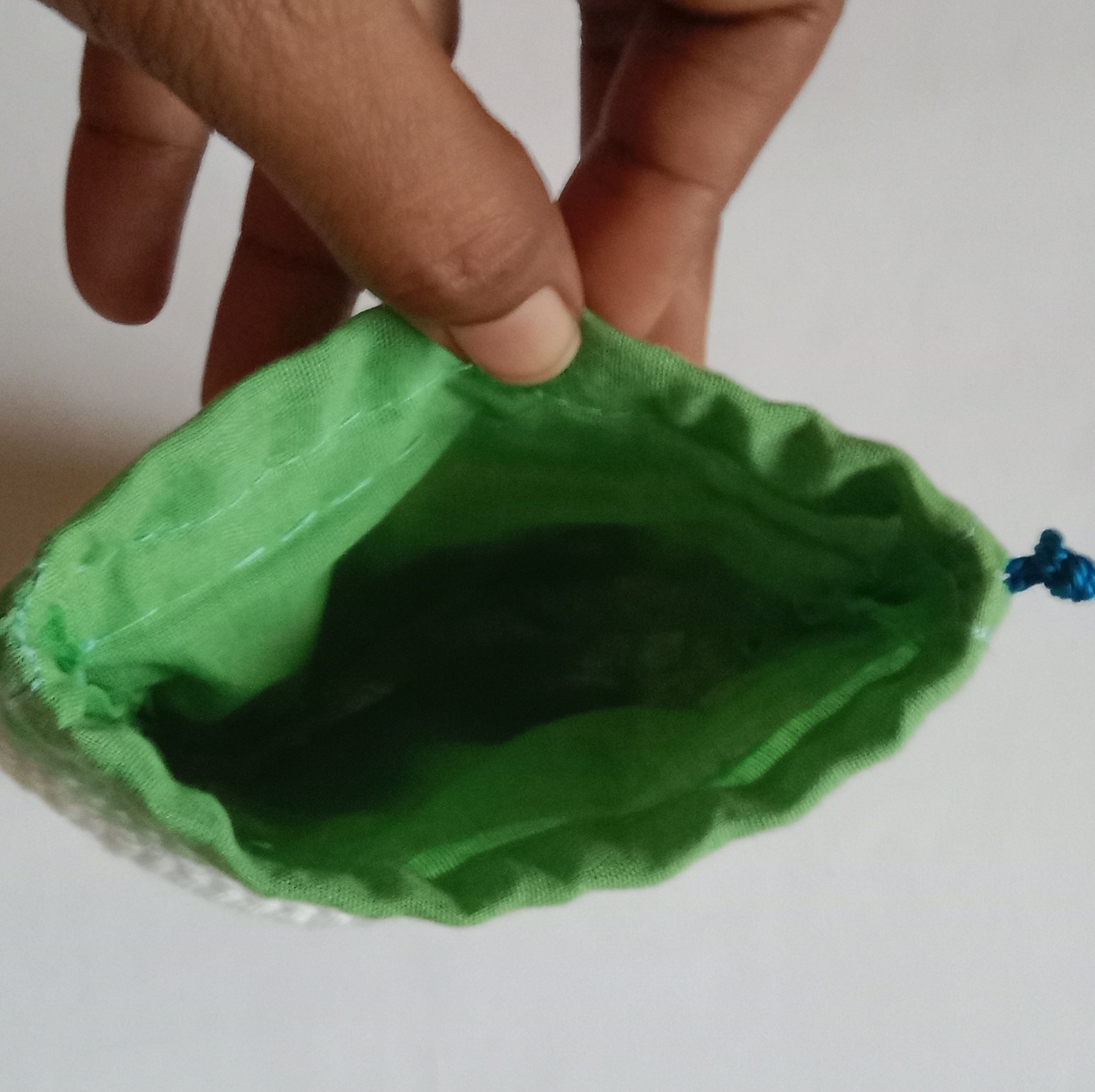 Crochet Woollen Potli Pouch image