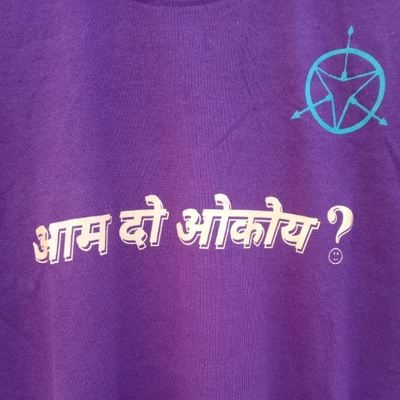 आम दो ओकोय? (Who Are You?) Digital Printed Unisex T-shirt image