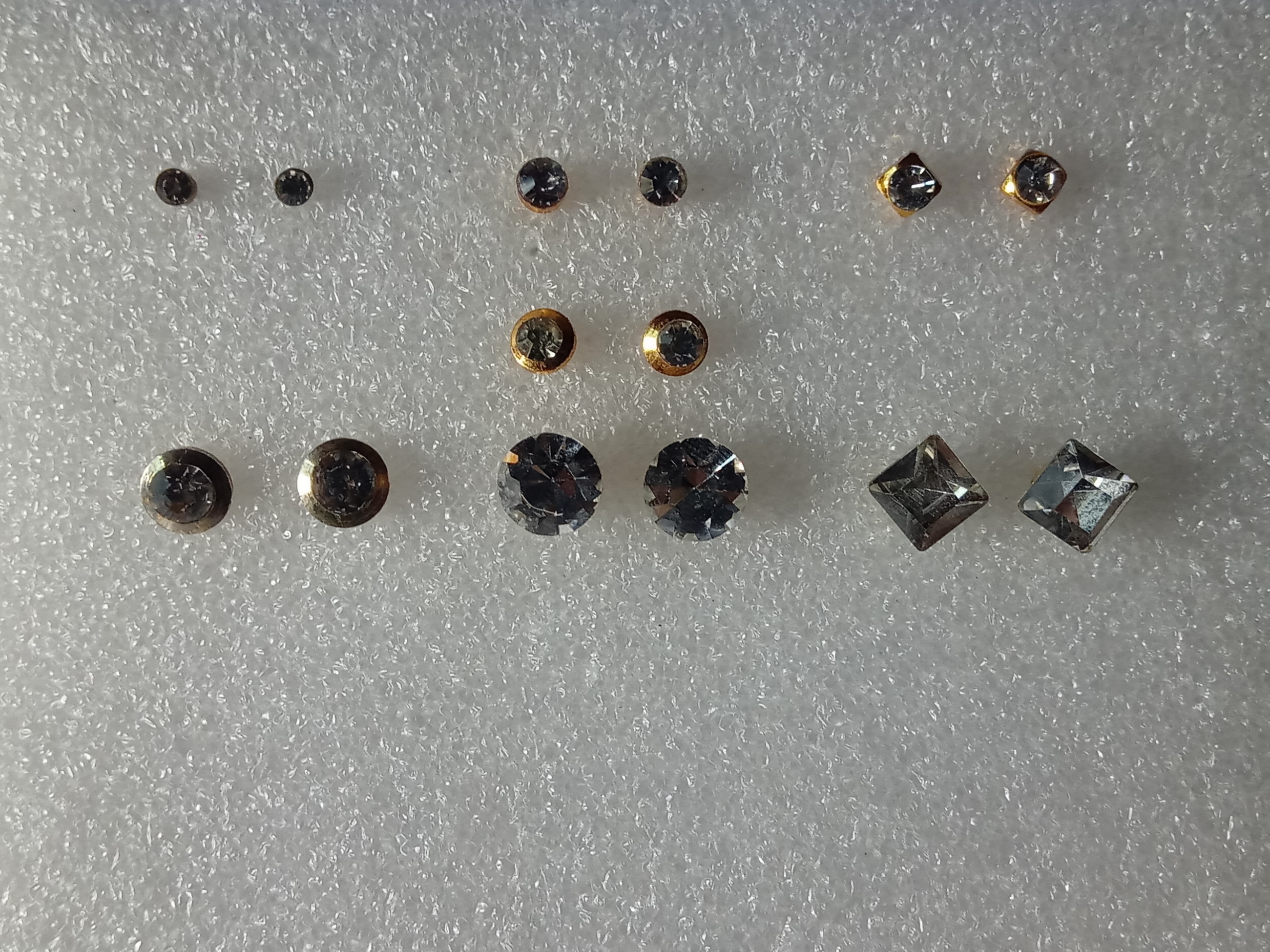 Pack Of 7 Stone Studded Earring Tops image