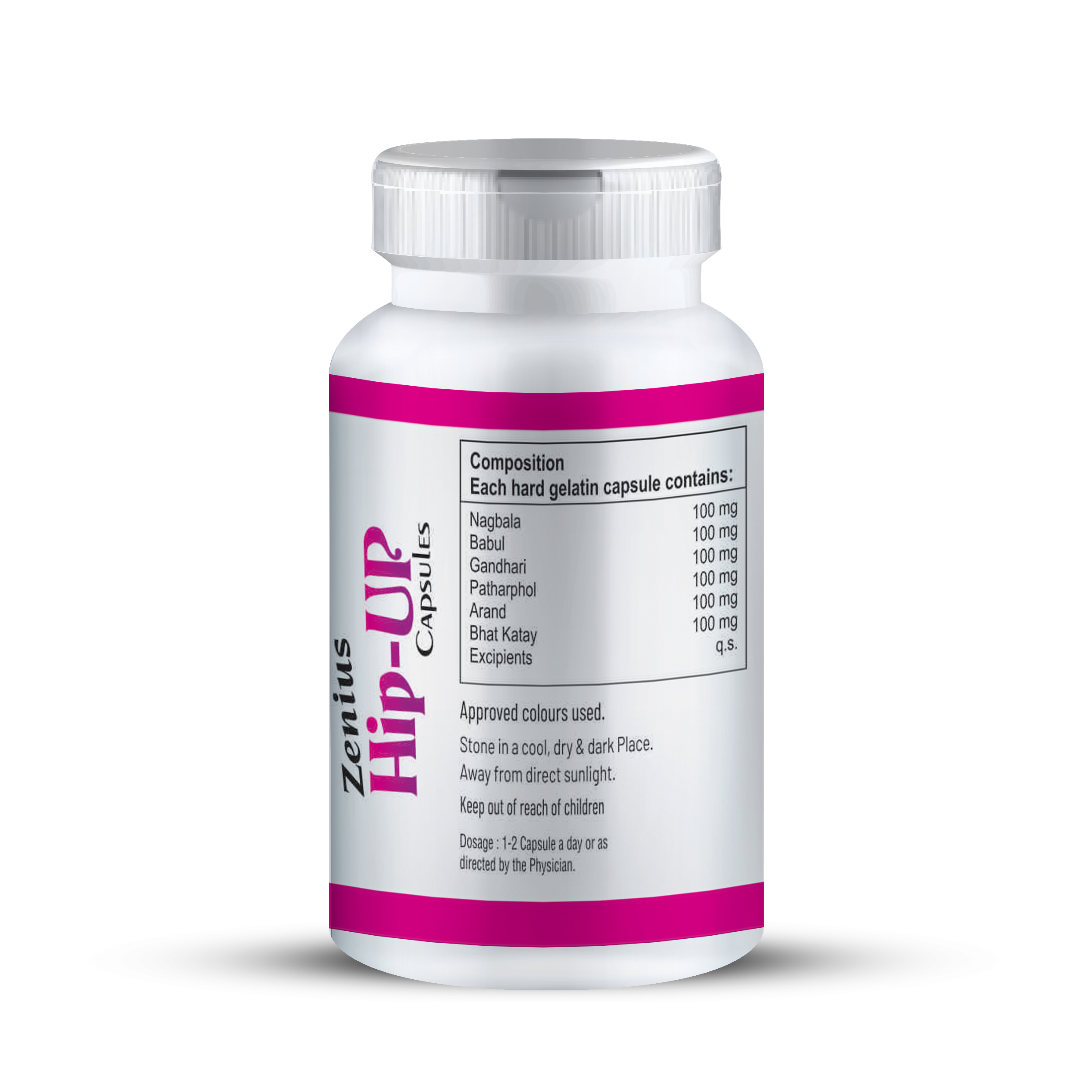 Zenius Hip Up Capsule And Butt Enlargement Capsule image