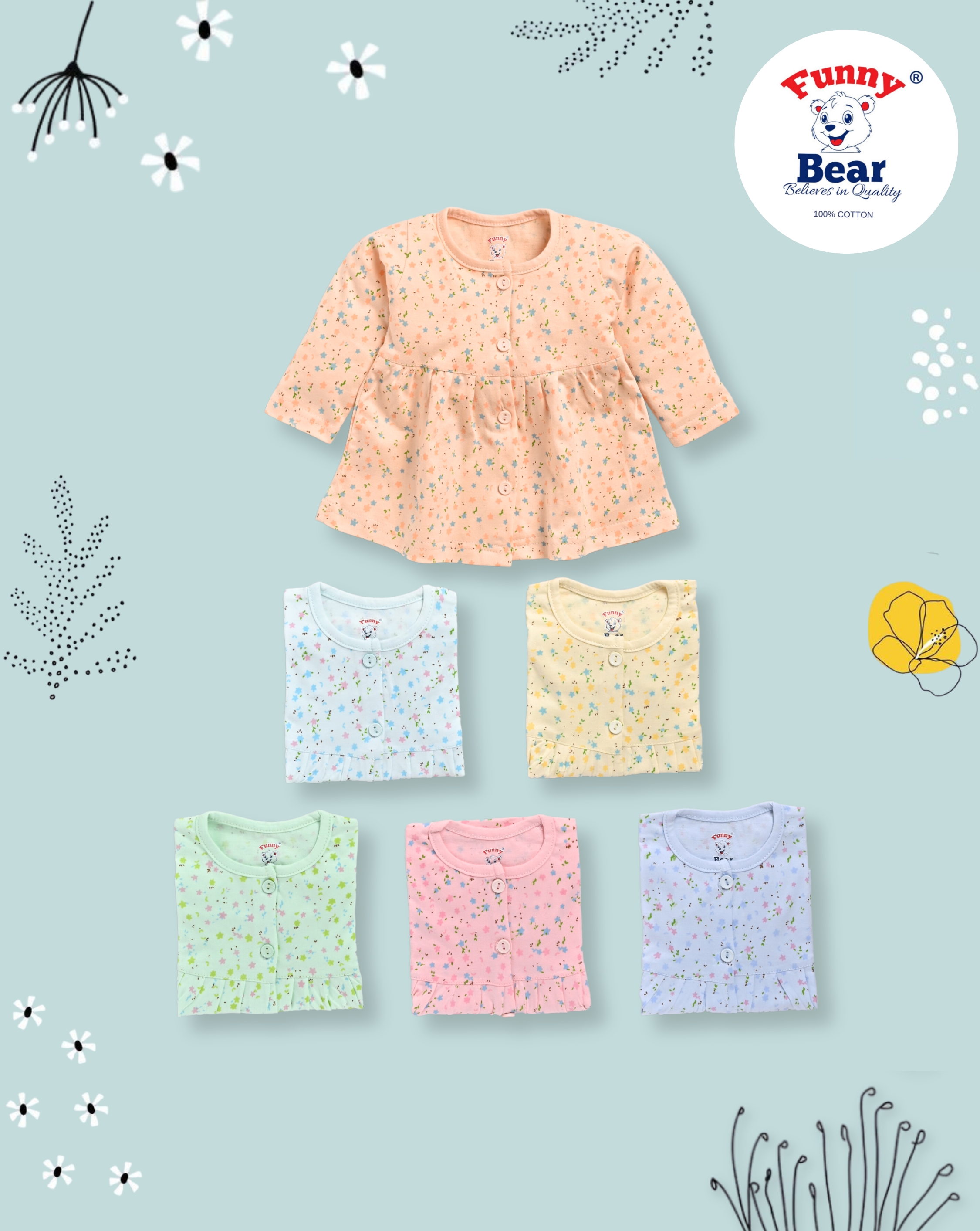 Funny Bear - Baby Clothes, Kids Clothes, Kids Wear Manufacturer in India image