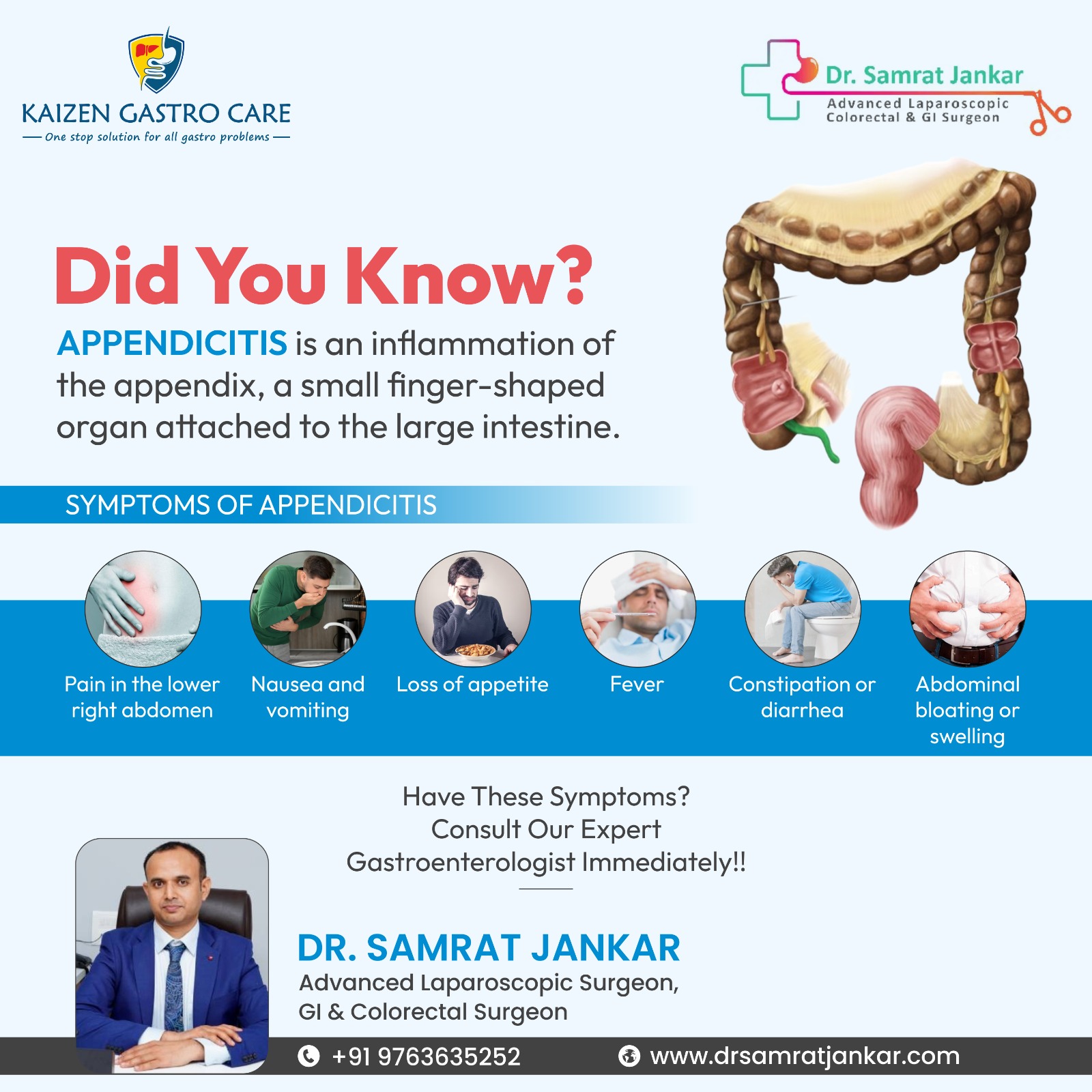 Best Gastroenterologist in PCMC, Pune: Dr. Samrat Jankar image