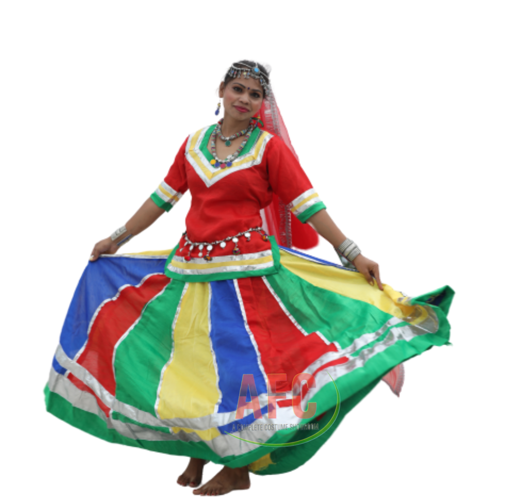 Rajasthani Lehnga Fancy Dress Costume image