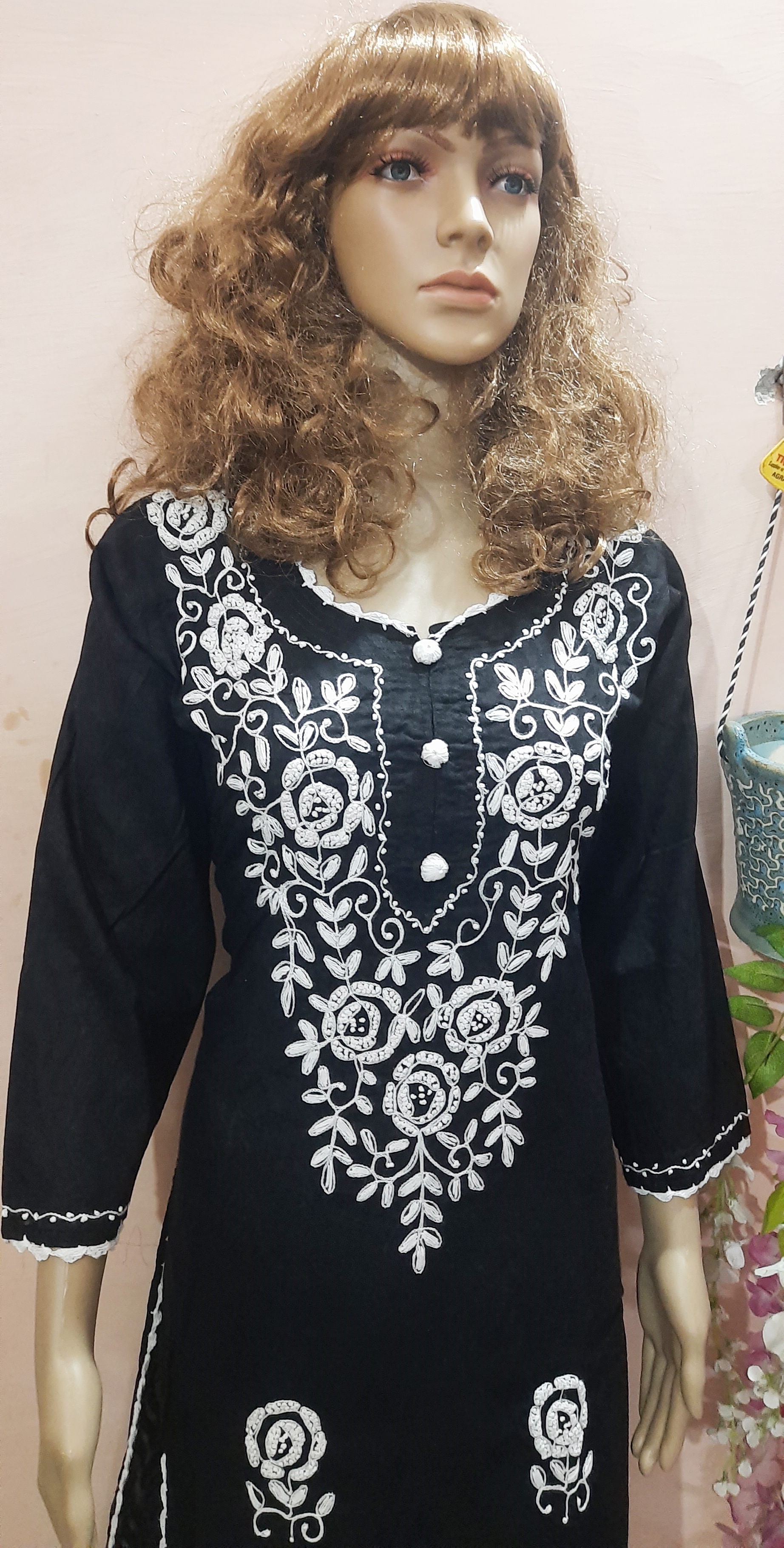 Embrace Elegance and Heritage with Shehzi Creations’ Lucknowi Chikan Kurtis image