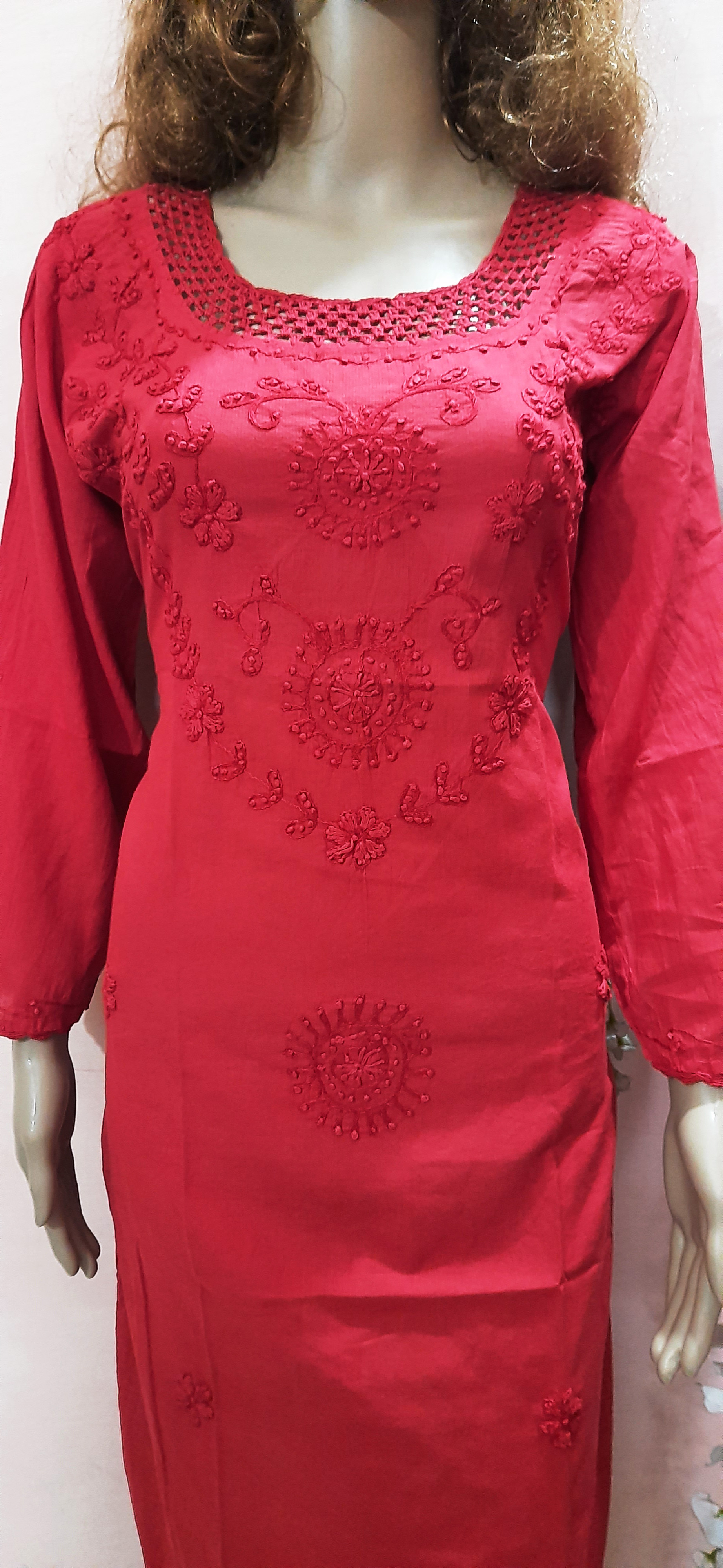 Lucknowi Chikankari Kurtis! #TimelessElegance #FestiveFashionGoals #SupportArtisans  image