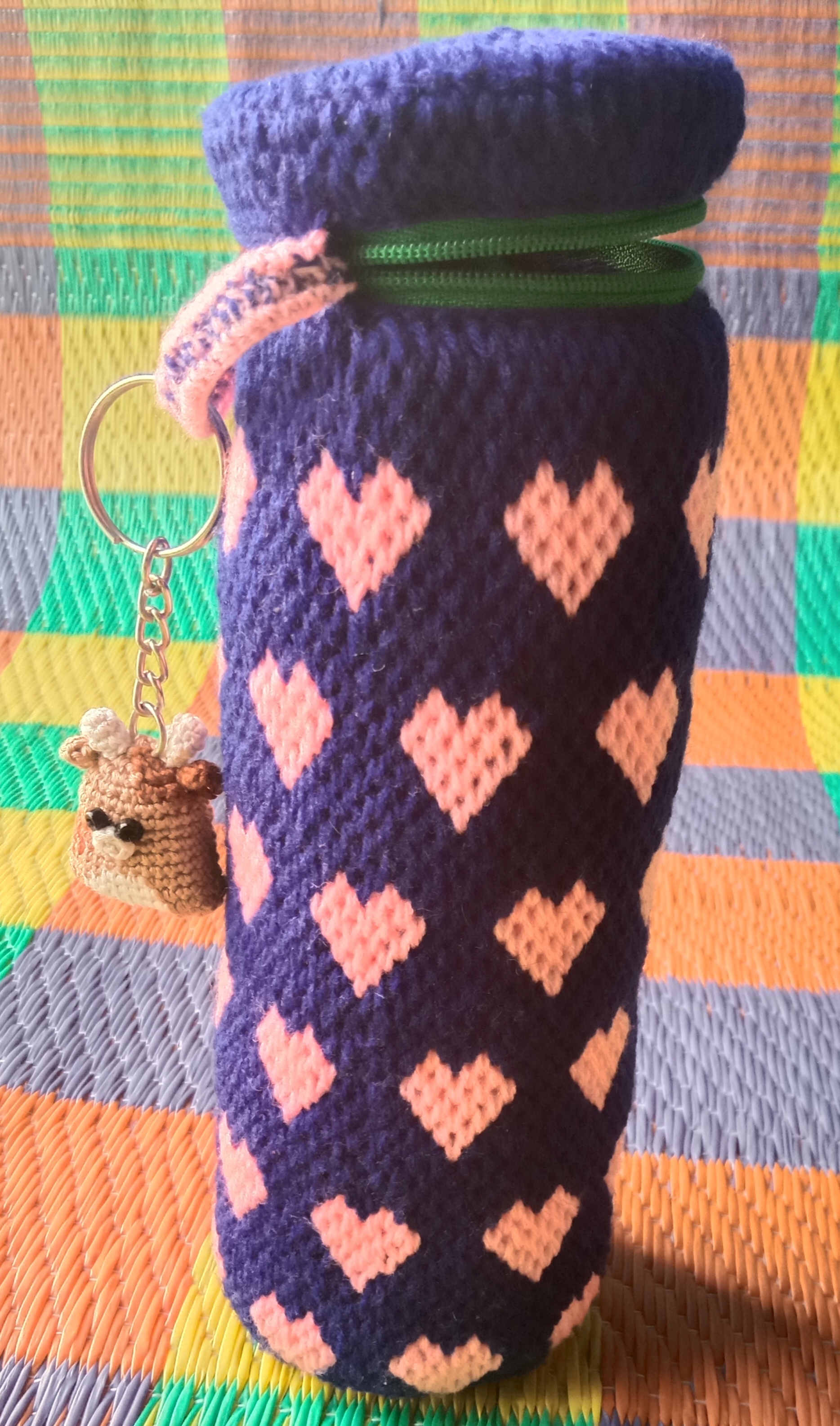 Crochet Woollen Stationary Pouch image