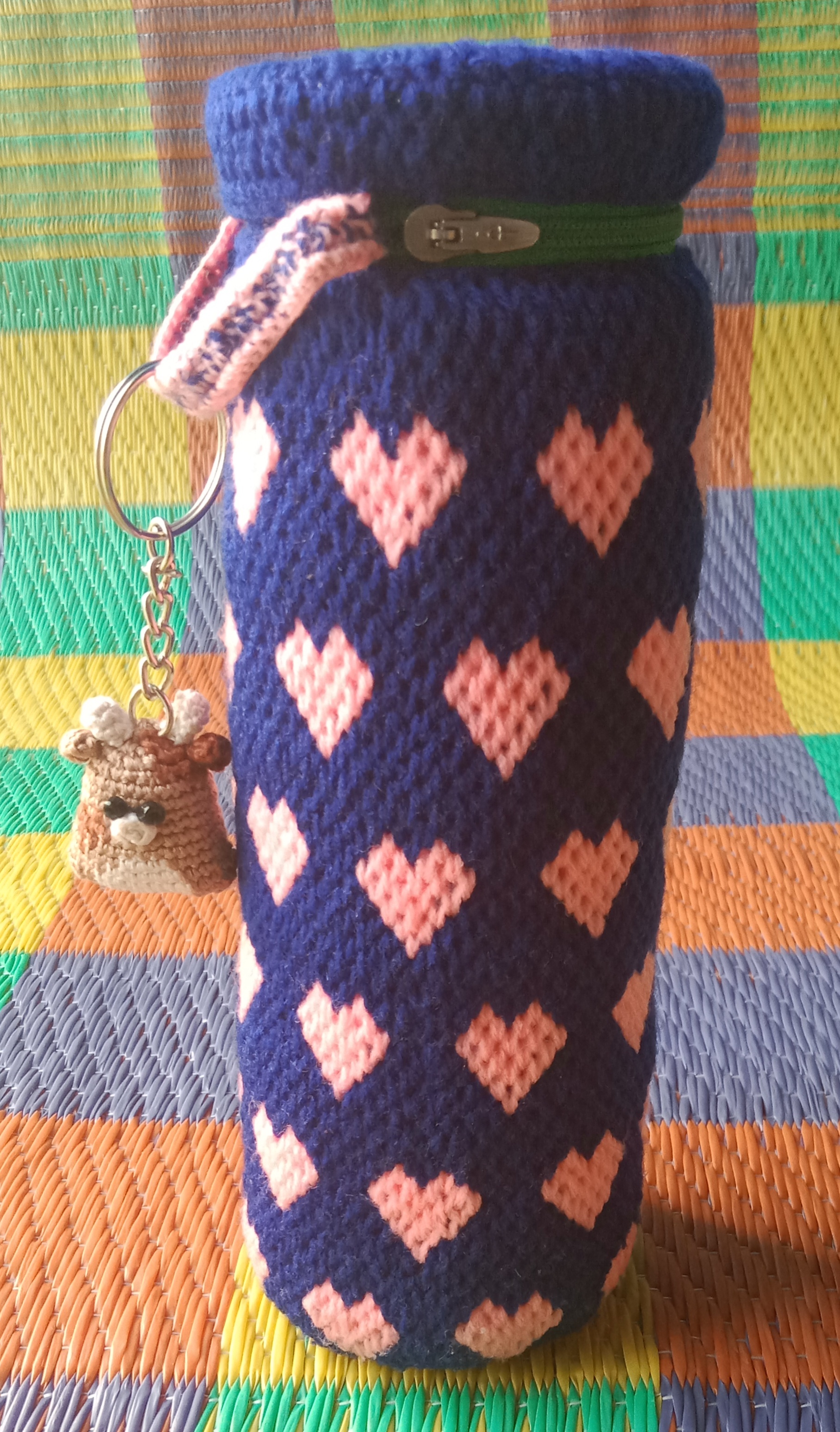 Crochet Woollen Stationary Pouch image