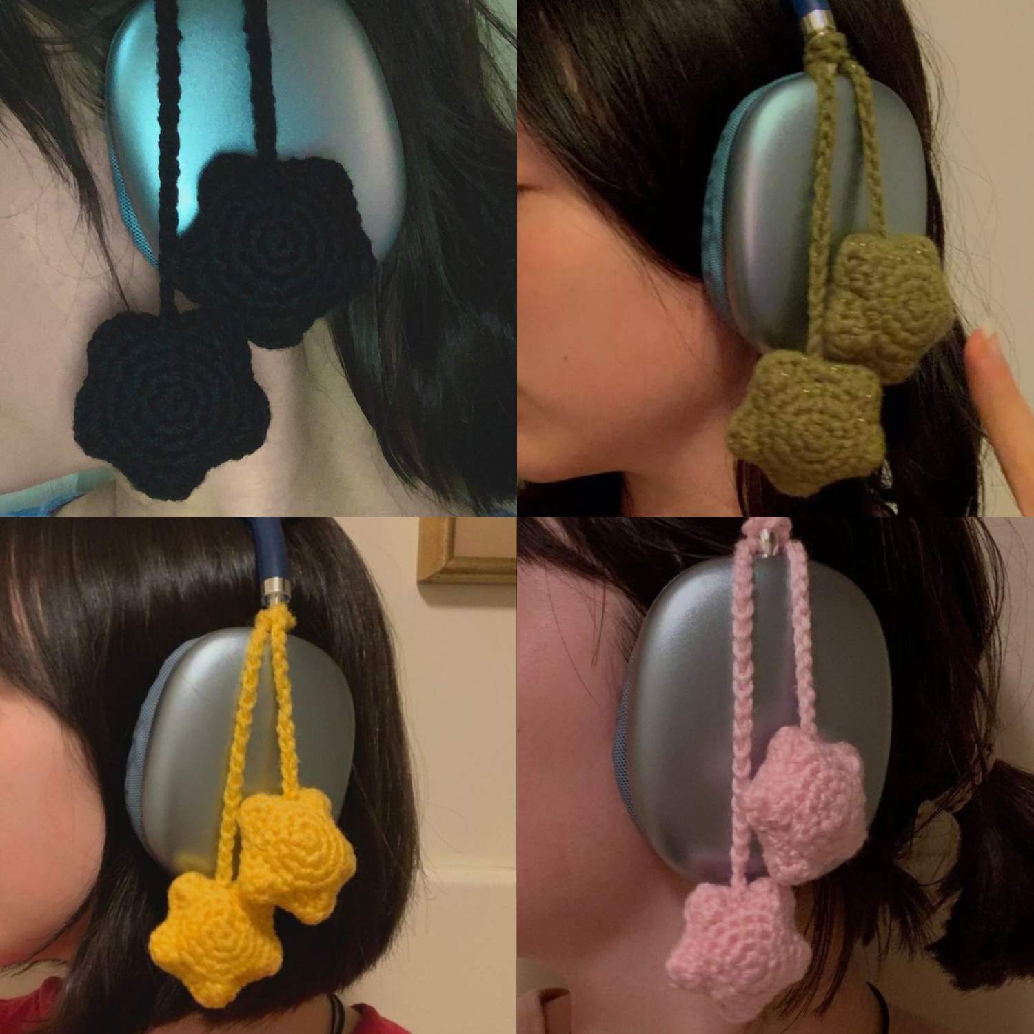 Crochet Woollen Star Cord Accessory image