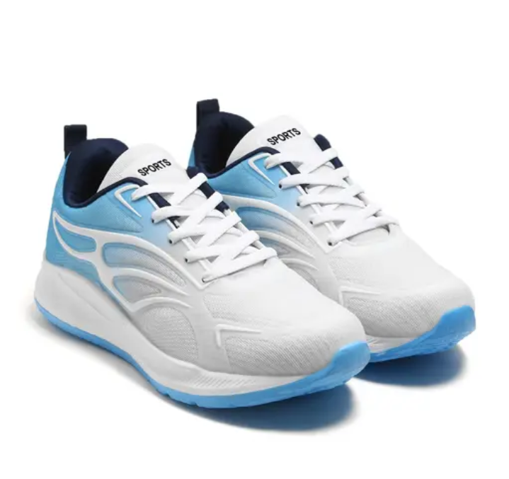 Trendy sports gym running shoes for man image