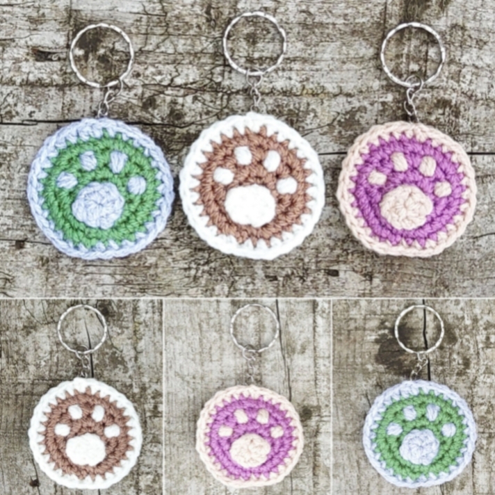 Paw Print Keychain image