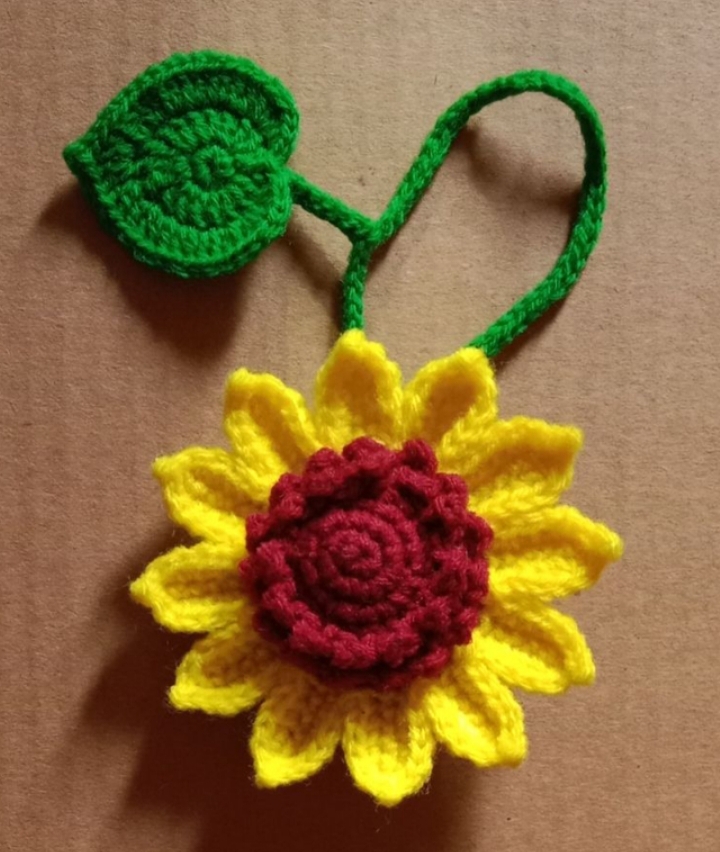 Sunflower Keychain image