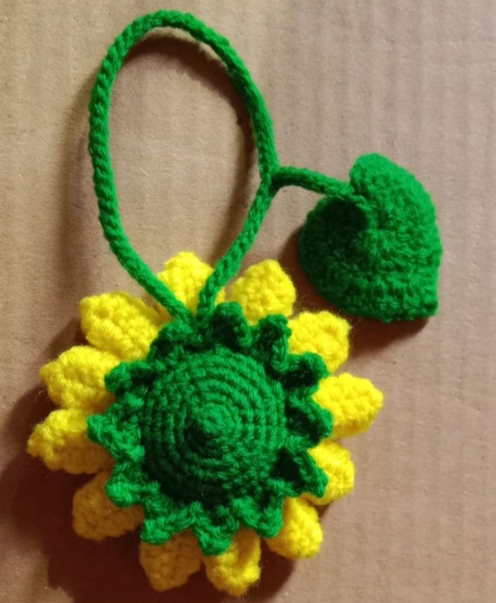 Sunflower Keychain image