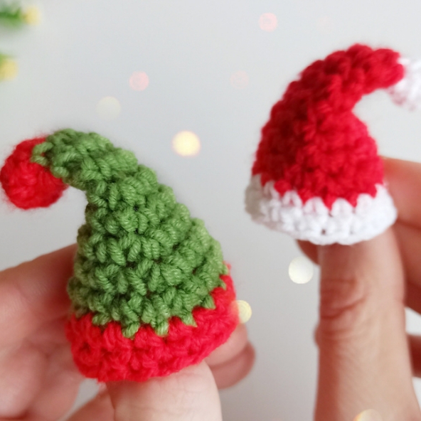 Santa Hat Keychain Pair image
