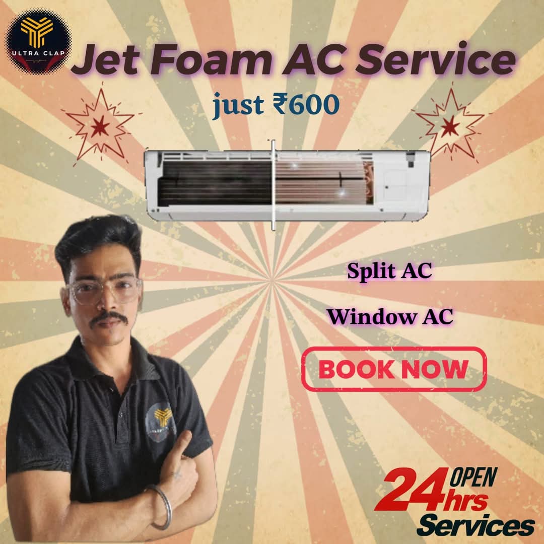 Split AC Foam Jet Service  image
