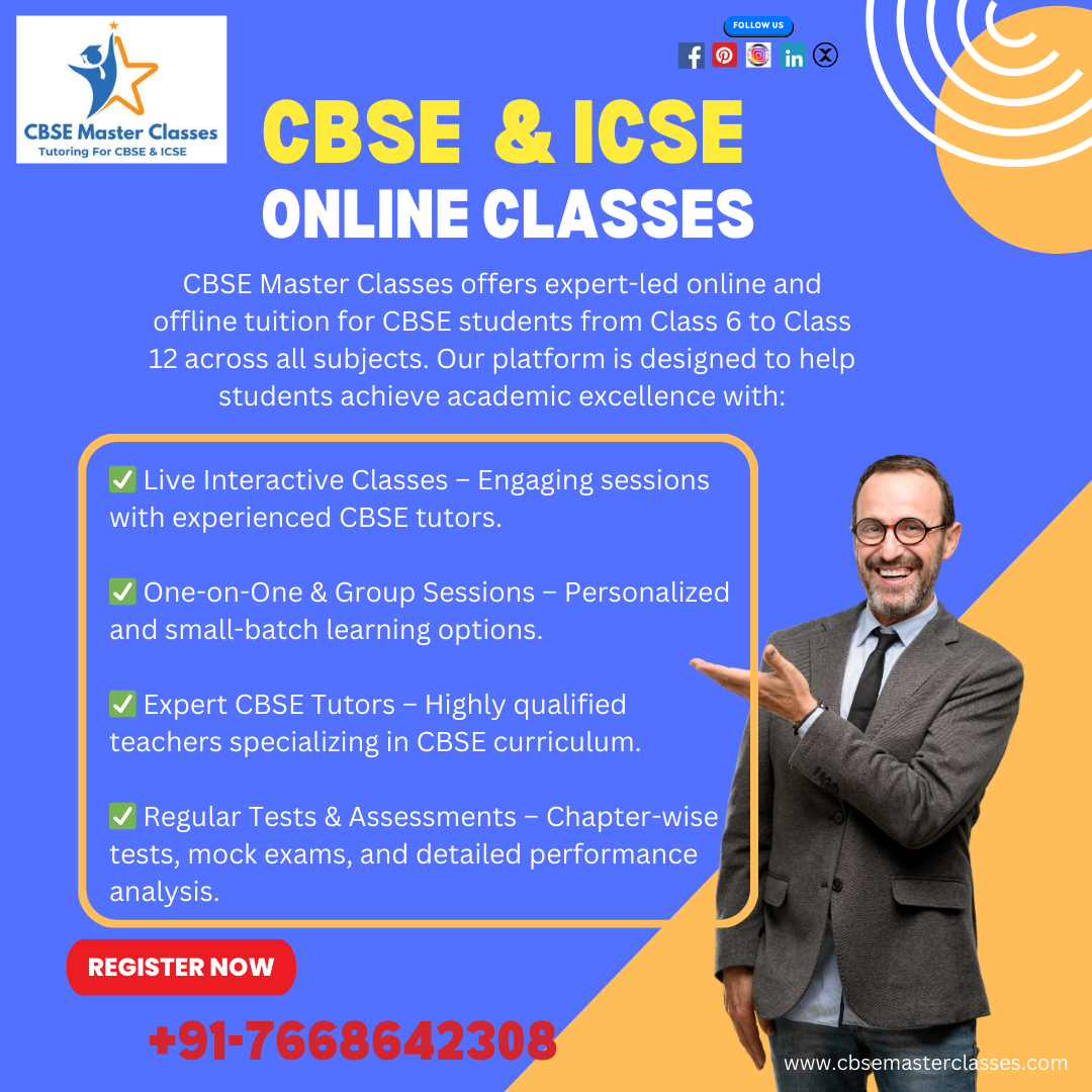 CBSE & ICSE Online Tutoring image
