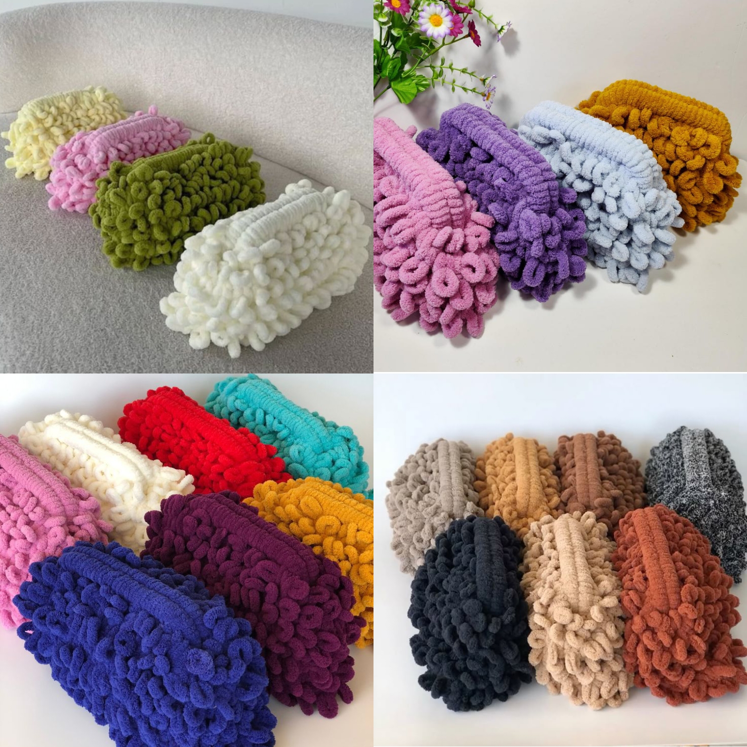 Crochet Puffy Dumpling Clutch Bag image