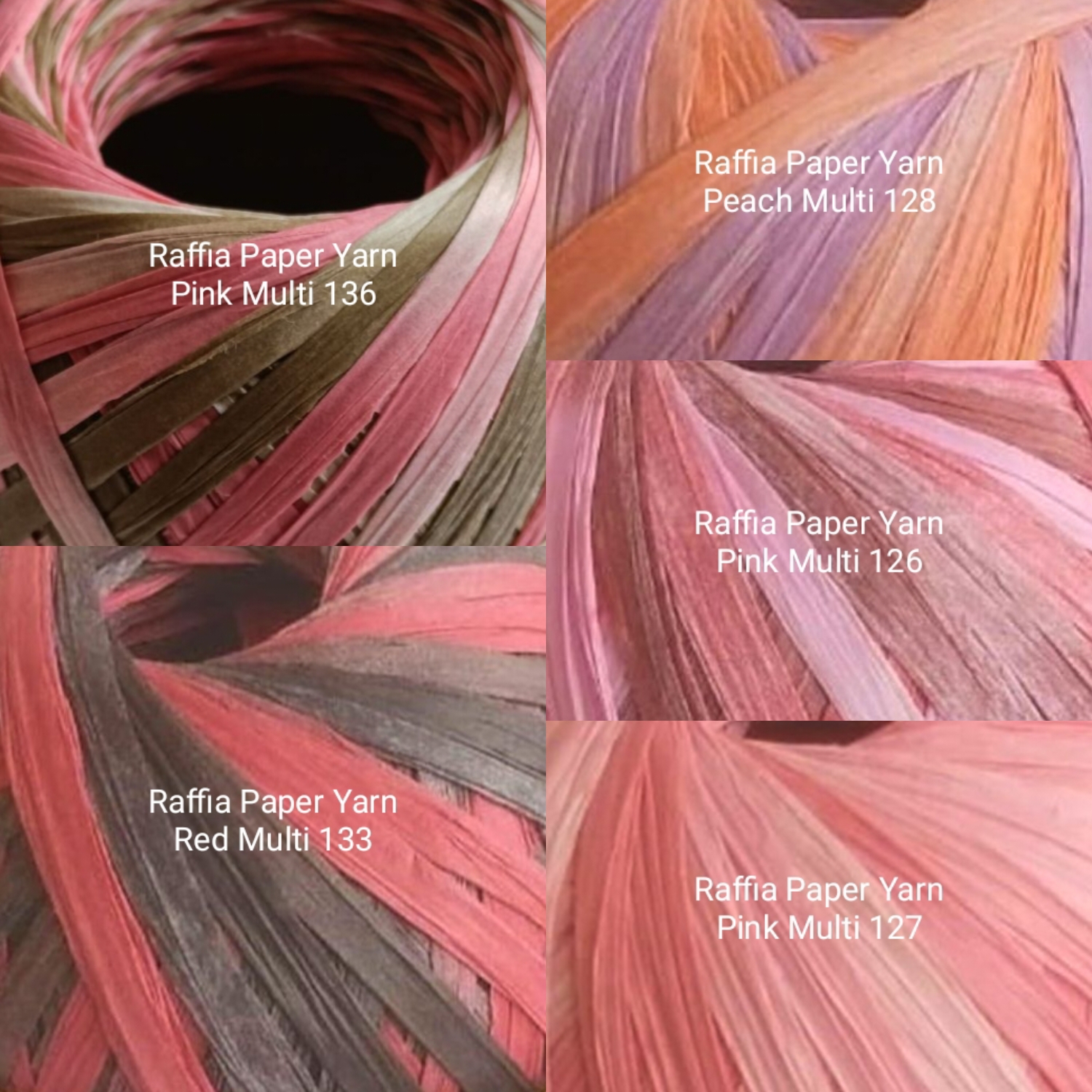 Crochet Raffia Yarn Dumpling Clutch Bag image