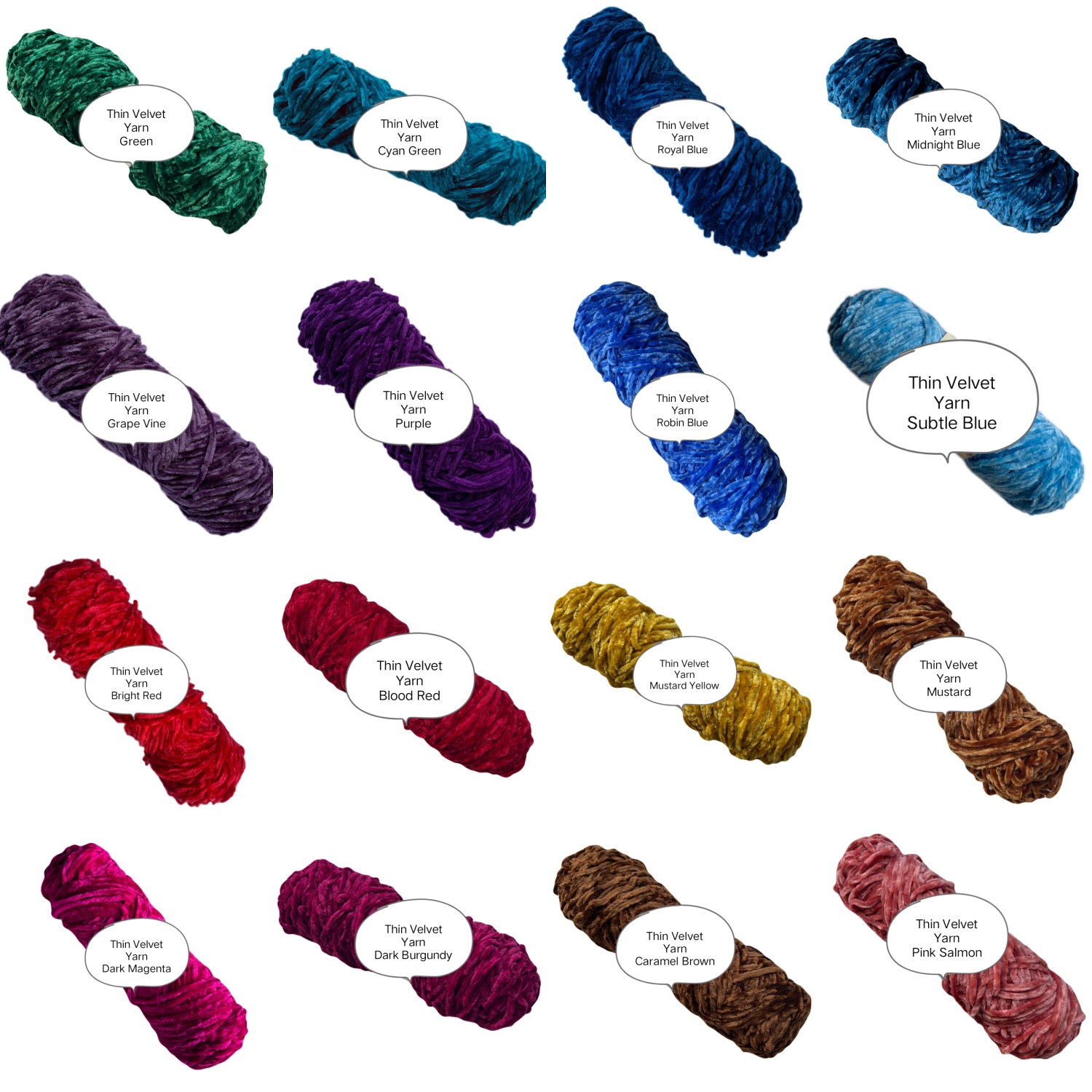 Crochet Velvet Yarn Dumpling Clutch Bag image