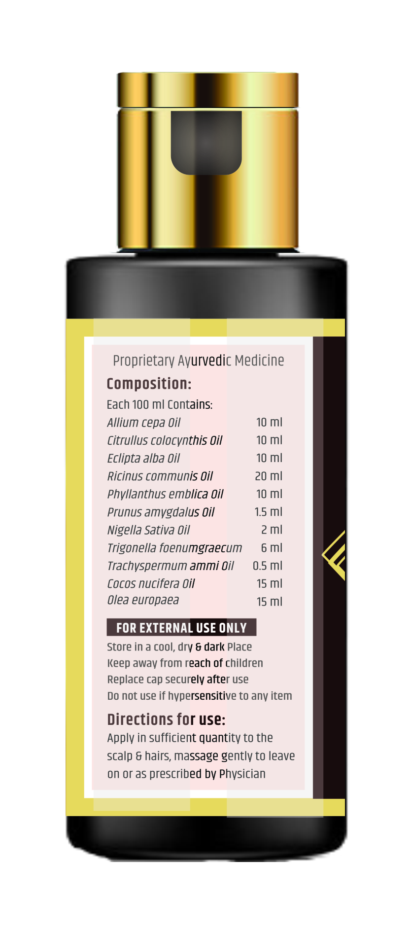 Hair Sudha Hair Oil. A completely natural hair oil Anti hair fall & Anti Dandruff image