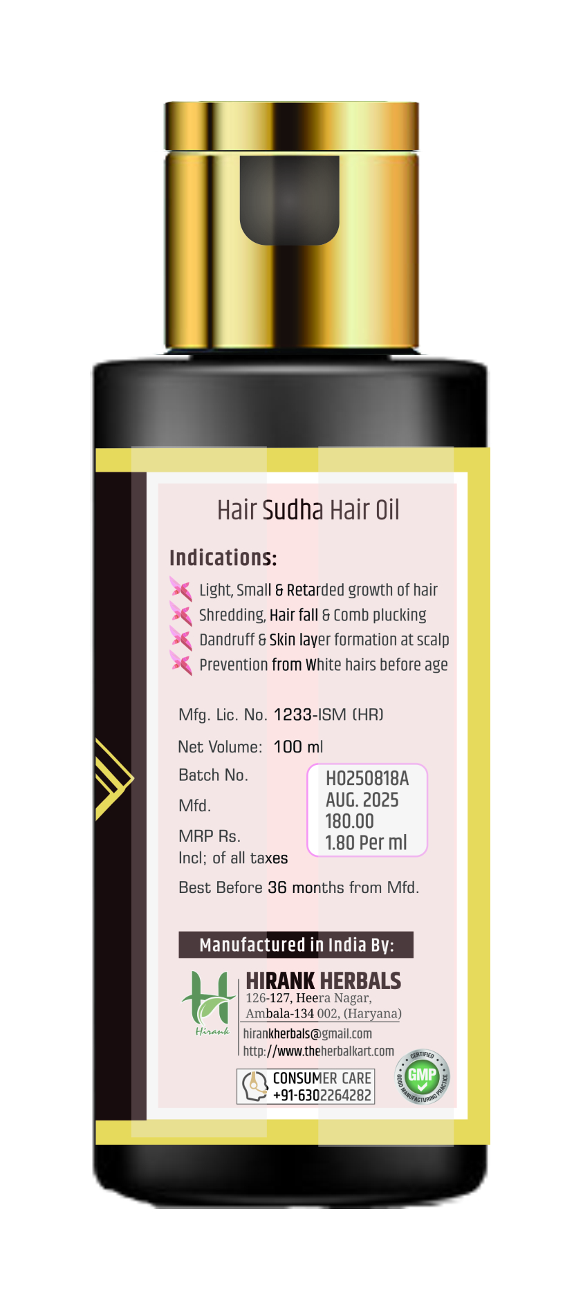 Hair Sudha Hair Oil. A completely natural hair oil Anti hair fall & Anti Dandruff image