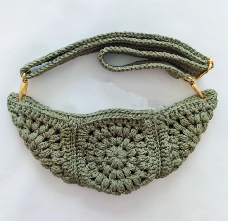 Crochet Woollen Fanny Bag Pack image