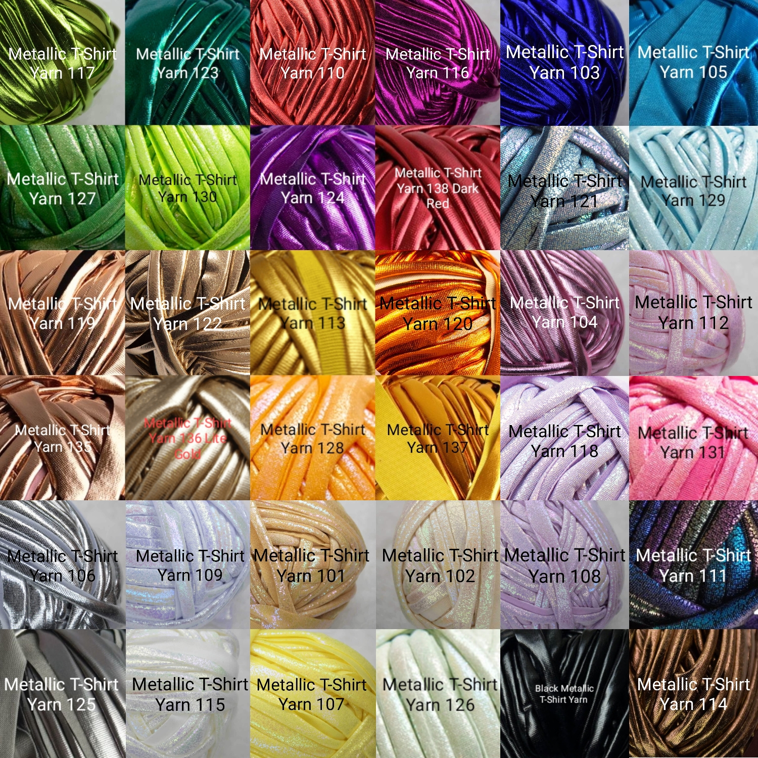 Crochet Metallic T-Shirt Yarn Fanny Bag Pack image