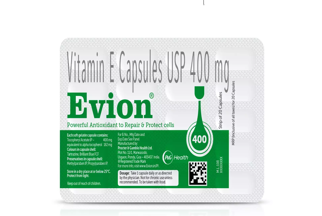 Evion 400 capsule/vitamin E capsule  image
