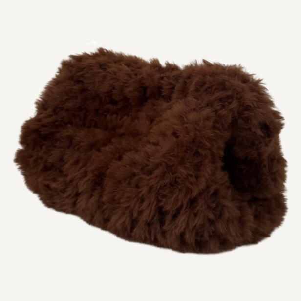 Faux Fur Dumpling Clutch Bag image