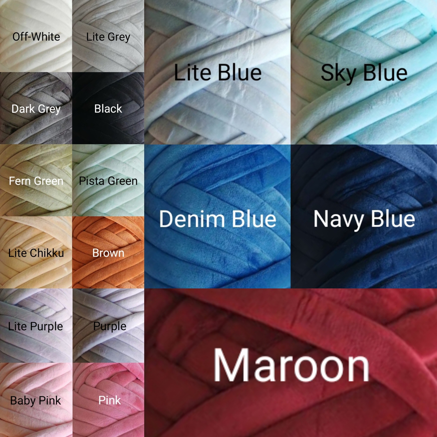 Jumbo Finger Knit Yarn Handbag  image